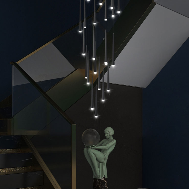 Modern Duplex Attic Pendant Lamp-GraffitiWallArt