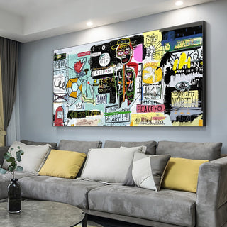 Modern Graffiti Street Art Canvas Prints Paintings for Home Decor-GraffitiWallArt