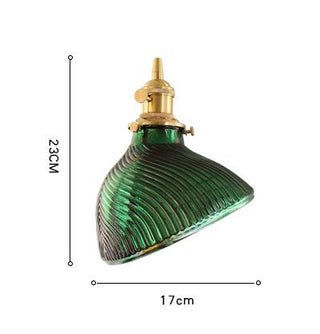 Modern Loft Pure Copper Lamp Holder Green Light-GraffitiWallArt