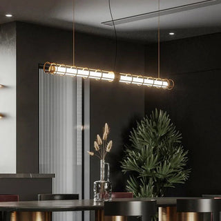 Modern Minimalist Strip LED Pendant Light-GraffitiWallArt