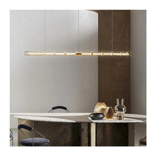 Modern Minimalist Strip LED Pendant Light-GraffitiWallArt