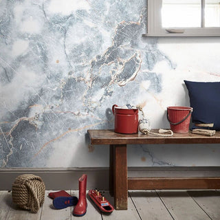 Modern Simple Marble Wallpaper for Home Wall Decor-GraffitiWallArt