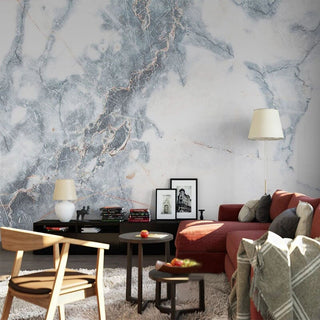 Modern Simple Marble Wallpaper for Home Wall Decor-GraffitiWallArt