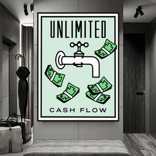 Monopoly Canvas Wall Art for Enhancing Cash Flow-GraffitiWallArt