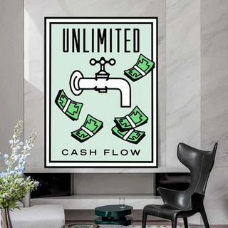 Monopoly Canvas Wall Art for Enhancing Cash Flow-GraffitiWallArt