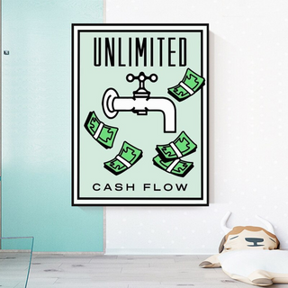 Monopoly Canvas Wall Art for Enhancing Cash Flow-GraffitiWallArt