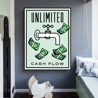 Monopoly Canvas Wall Art for Enhancing Cash Flow-GraffitiWallArt