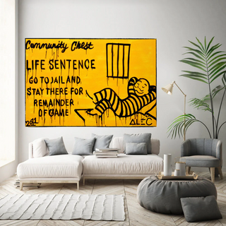 Monopoly Canvas Wall Art: Go To Jail Game-inspired Art-GraffitiWallArt