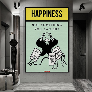 Monopoly Canvas Wall Art: Not Something You Can Buy-GraffitiWallArt