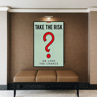 Monopoly Canvas Wall Art: Take the Risk Design-GraffitiWallArt