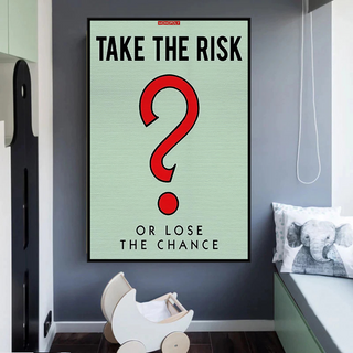 Monopoly Canvas Wall Art: Take the Risk Design-GraffitiWallArt