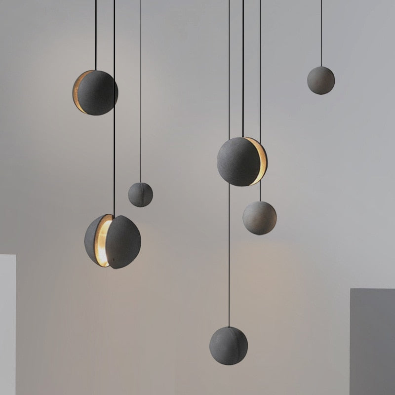 Moon Pendant Light: Illuminate Spaces with Style-GraffitiWallArt