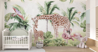 Mothers Love - Kids Room Wallpaper Mural-GraffitiWallArt