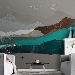 Mountains Wallpaper for Home Wall Decor-GraffitiWallArt