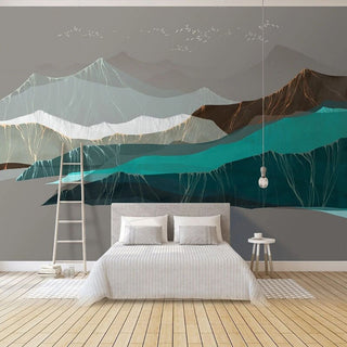 Mountains Wallpaper for Home Wall Decor-GraffitiWallArt