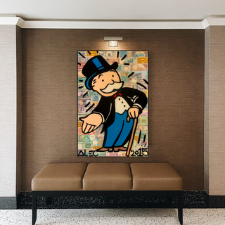 Mr Monopoly Canvas Wall Art: Elevate Your Magician Décor-GraffitiWallArt