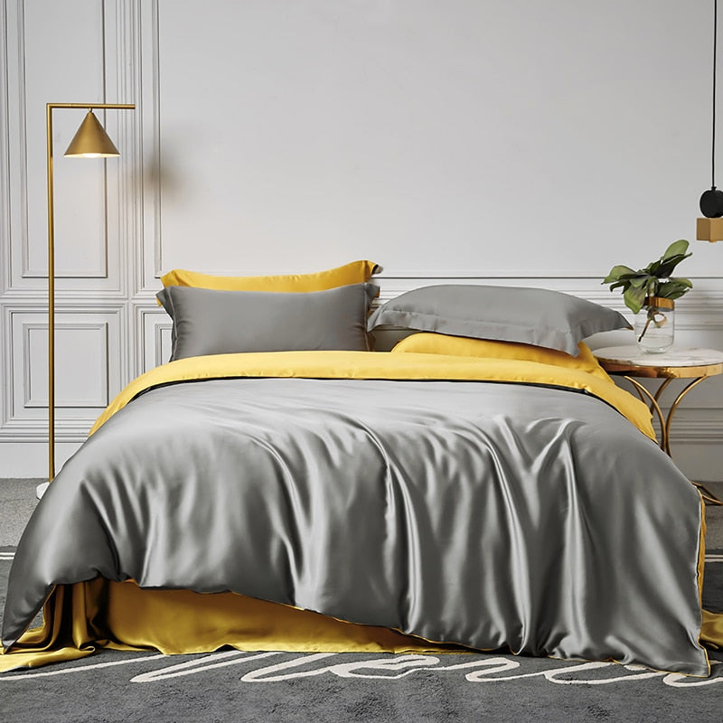 Mulberry Silk: The Ultimate Silk Bedding Set-GraffitiWallArt