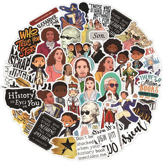 Musical Hamilton Graffiti Stickers-GraffitiWallArt