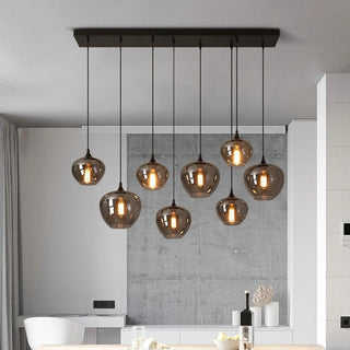 Nordic Glass LED Pendant Lights: Stylish Illumination-GraffitiWallArt