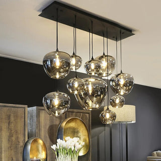 Nordic Glass LED Pendant Lights: Stylish Illumination-GraffitiWallArt