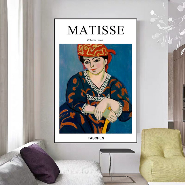 Nordic Henri Matisse Canvas Wall Art for Home Living and Office-GraffitiWallArt