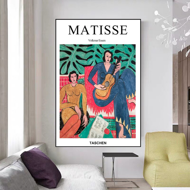 Nordic Henri Matisse Canvas Wall Art for Home Living and Office-GraffitiWallArt