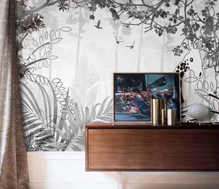 Nordic Jungle Wallpaper Murals - Transform Your Space-GraffitiWallArt