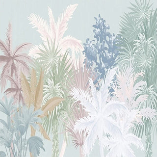 Nordic Tropical Plant Forest Wallpaper for Home Wall Decor-GraffitiWallArt