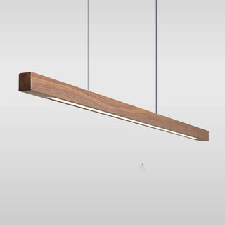 Oak Wood Ceiling Bar Wooden LED Pendant Light-GraffitiWallArt