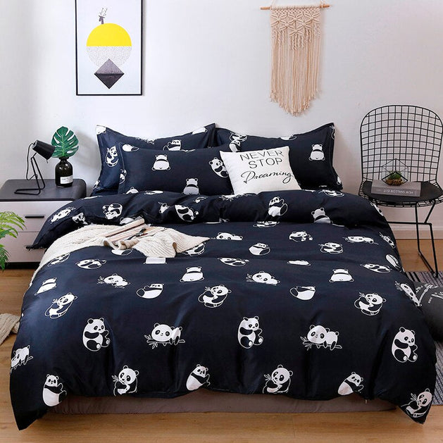 Panda Bedding Set: Premium Quality Products for Panda Lovers-GraffitiWallArt