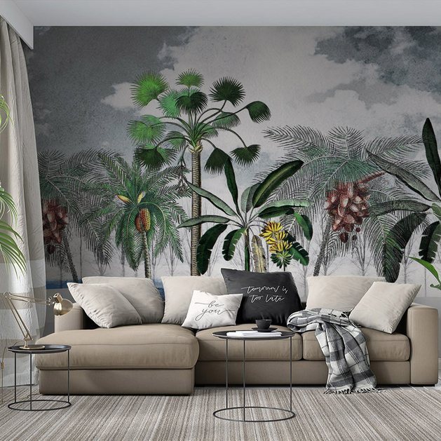 Paradise Dream: Tropical Wallpaper Murals-GraffitiWallArt