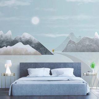 Passage to Mountains Wallpaper: Transform Your Space-GraffitiWallArt