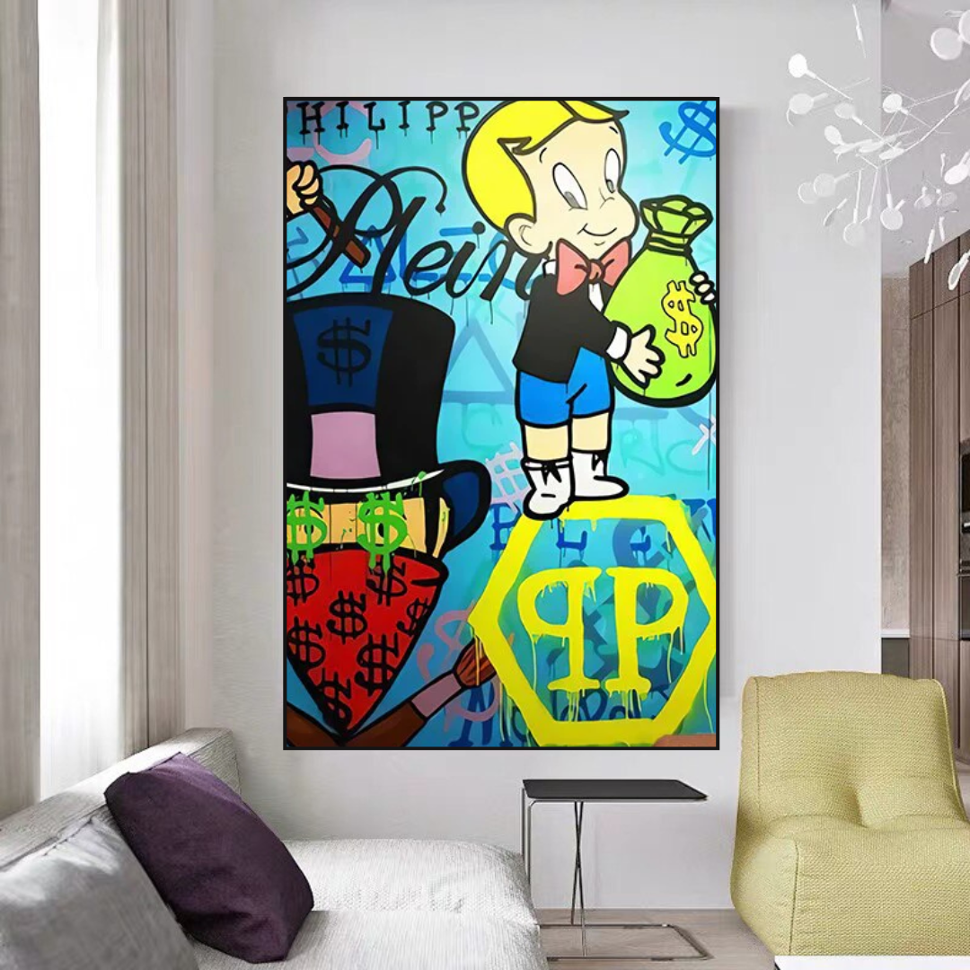 Patek Philippe Richie - Alec Monopoly Wall Art-GraffitiWallArt