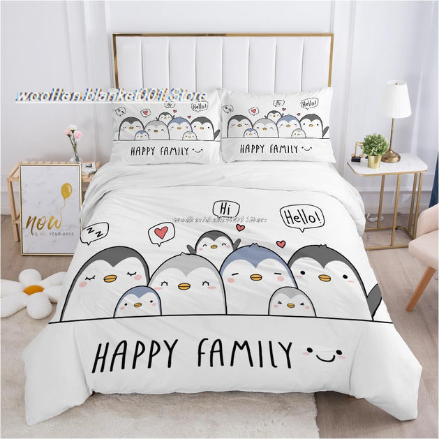 Penguin Bedding Set - Exclusive Collection-GraffitiWallArt