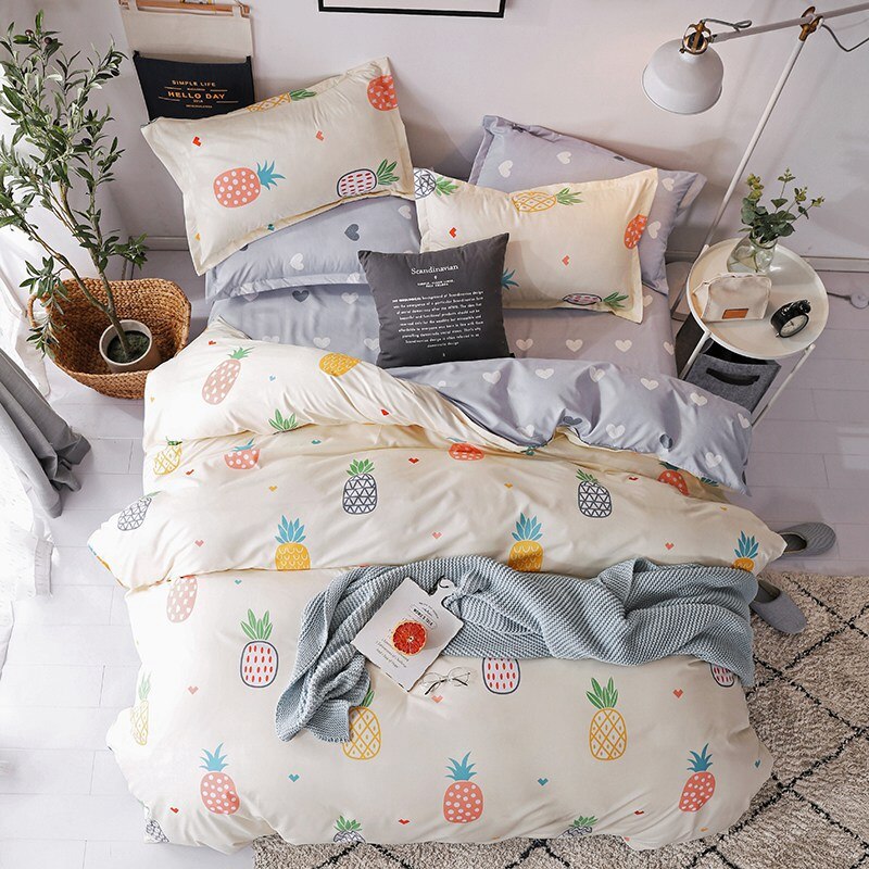 Pineapple Bedding Set: Stylish and Comfortable Options-GraffitiWallArt