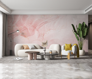 Pink Marble Stone - Marble Wallpaper Murals-GraffitiWallArt