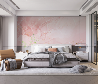 Pink Marble Stone - Marble Wallpaper Murals-GraffitiWallArt