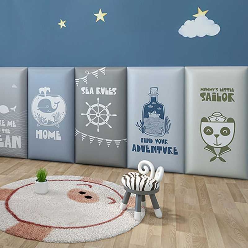 Pirate Adventure Kids Wall Padded Safety Cushions-GraffitiWallArt