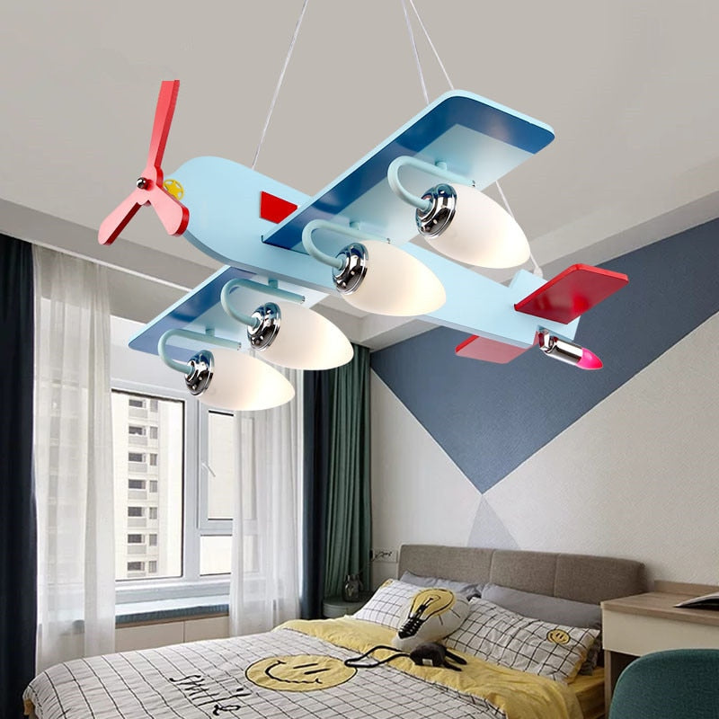 Plane Ceiling Light: Stylish and Modern Lighting Solution-GraffitiWallArt