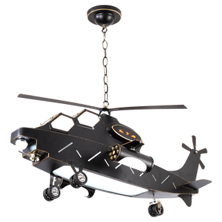 Plane Helicopter Pendant Light - Unique Aircraft Design-GraffitiWallArt