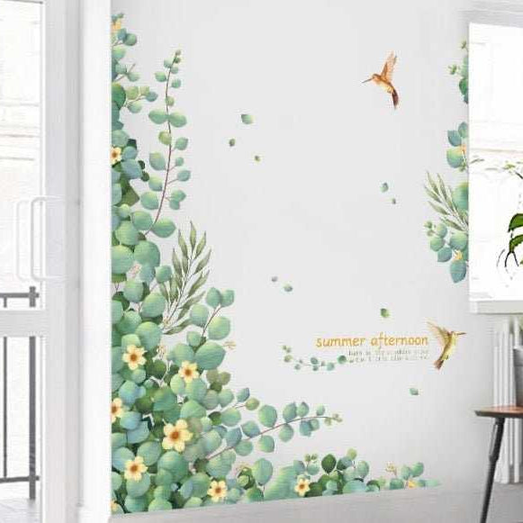 Plants and Pots - Tropical Plants Wall Decal-GraffitiWallArt