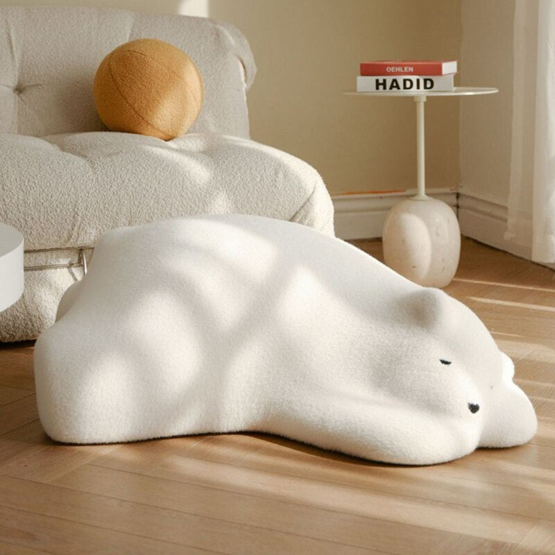 Polar Bear Sofa Bed - Ultimate Comfort & Style-GraffitiWallArt