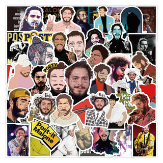 Post Malone Stickers Pack-GraffitiWallArt