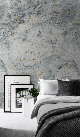 Pure Natural Stone Effect Wallpaper Mural-GraffitiWallArt