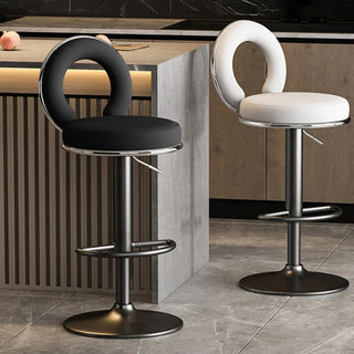 Relaxing Swivel Altos Metal Backrest Bar Stools-GraffitiWallArt