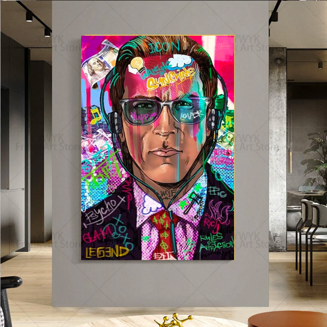 Rich Money Tommy, Pablo and Godfather Canvas Wall Art-GraffitiWallArt