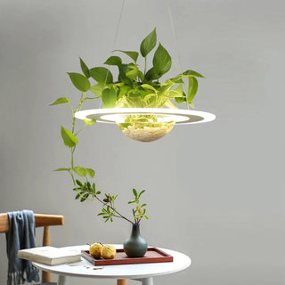 Ring Plant Pendant Lustre Planet Light-GraffitiWallArt