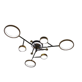 Rings Chandelier: Illuminate Your Space with Style-GraffitiWallArt