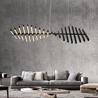 Rotatable Light Bars Chandelier: Illuminate Your Space-GraffitiWallArt