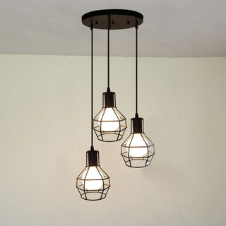 Rustic Industrial Pendant Light Hangings-GraffitiWallArt